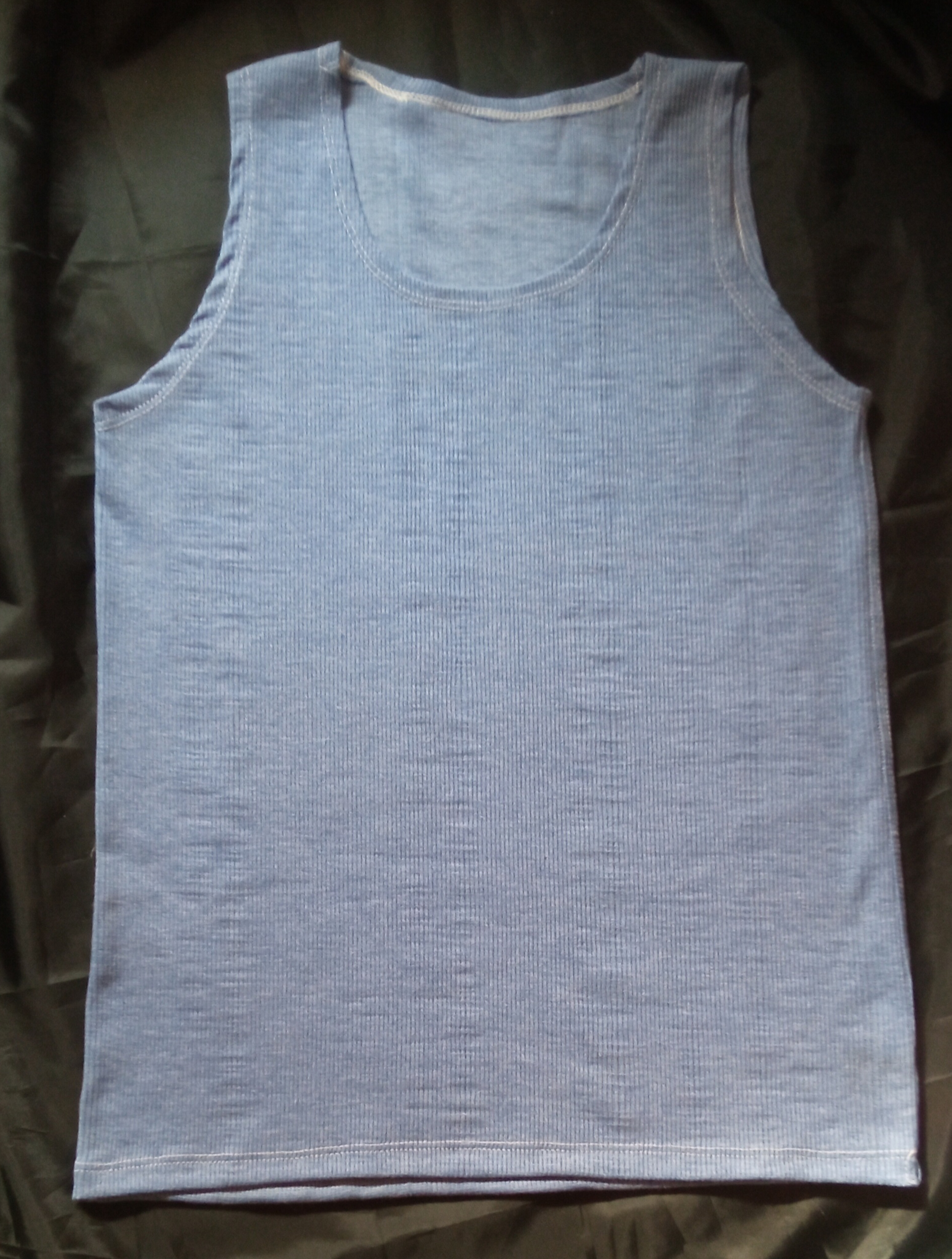 تاپ کراپ کبریتی آبی روشن